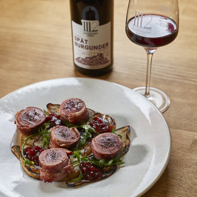 1112 Wein - Rezeptidee &amp;quot;Rehrücken Baden-Baden&amp;quot;